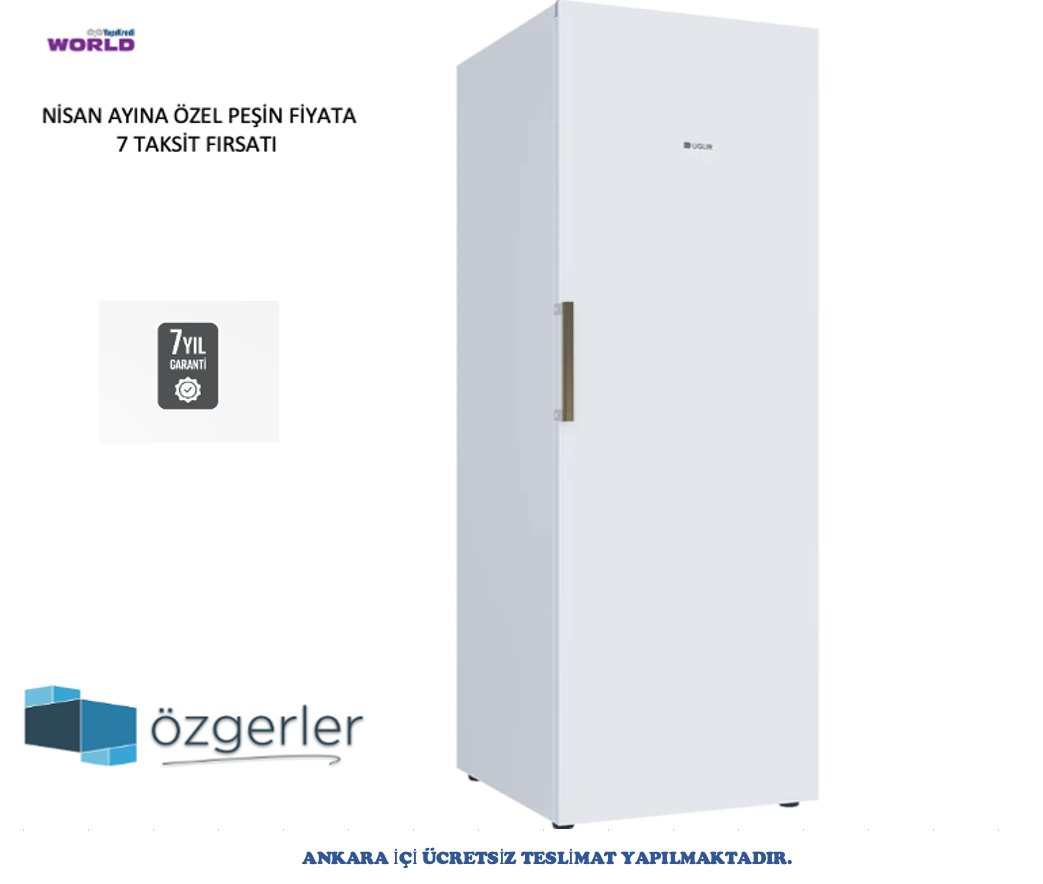 UED 7266 DTK R 65 7 ÇEKMECELİ UĞUR DERİN DONDURUCU