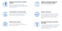UĞUR UED 7238 DTK NF DGT  D/S R 65 Derin Dondurucu
