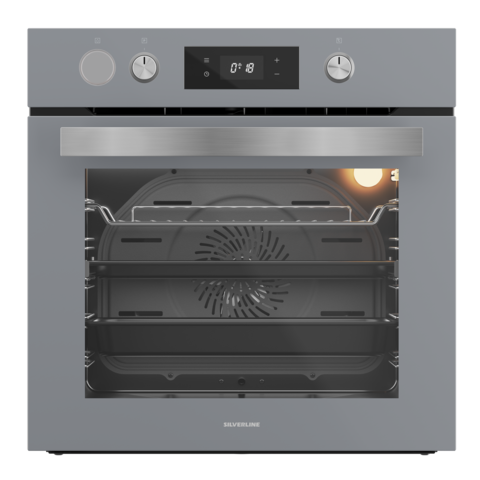 SILVERLINE BO65P4S01 GRİ ANKASTRE FIRIN