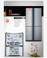 Sharp SJ EX820F2 SL Gardırop Tipi No Frost Buzdolabı