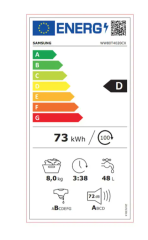 Samsung WW4000T WW80T4020CX/AH 1200 Devir 8 KG Çamaşır Makinesi