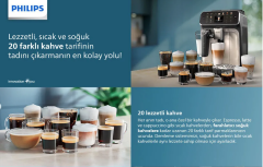 Philips 5500 Serisi LatteGo EP5547/90 Tam Otomatik Espresso Makinesi