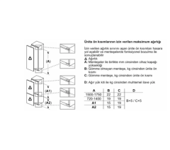 Siemens GU15DADF0 3 Çekmeceli Ankastre Derin Dondurucu