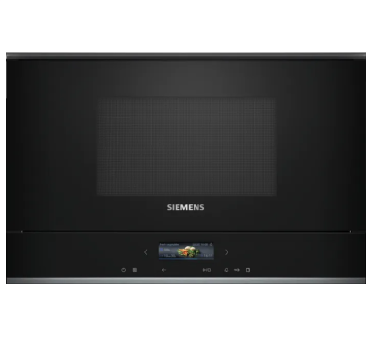 SIEMENS BE732L1B1 iQ700 Built-In Microwave with grill Siyah