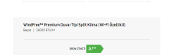 SAMSUNG AR24BXFCMWK BTU WİNDFREE - WİFİ  6 YIL GARANTİLİ