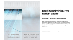 SAMSUNG WindFree™  AR09CXFCABT/SK  6 YIL GARANTİLİ