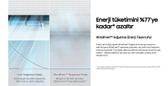 samsung AR18CXFCABT/SK 18.000 BTU WİNDFREE - WİFİ - SİYAH  6 YIL GARANTİLİ