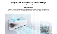 samsung AR18CXFCABT/SK 18.000 BTU WİNDFREE - WİFİ - SİYAH  6 YIL GARANTİLİ