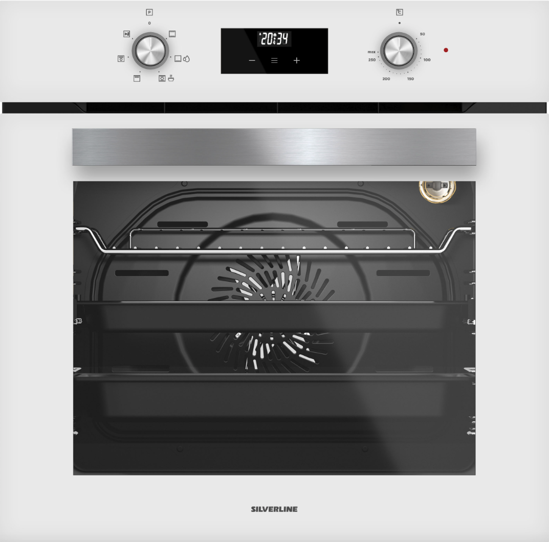 SILVERLINE BO6502W BEYAZ ANKASTRE FIRIN