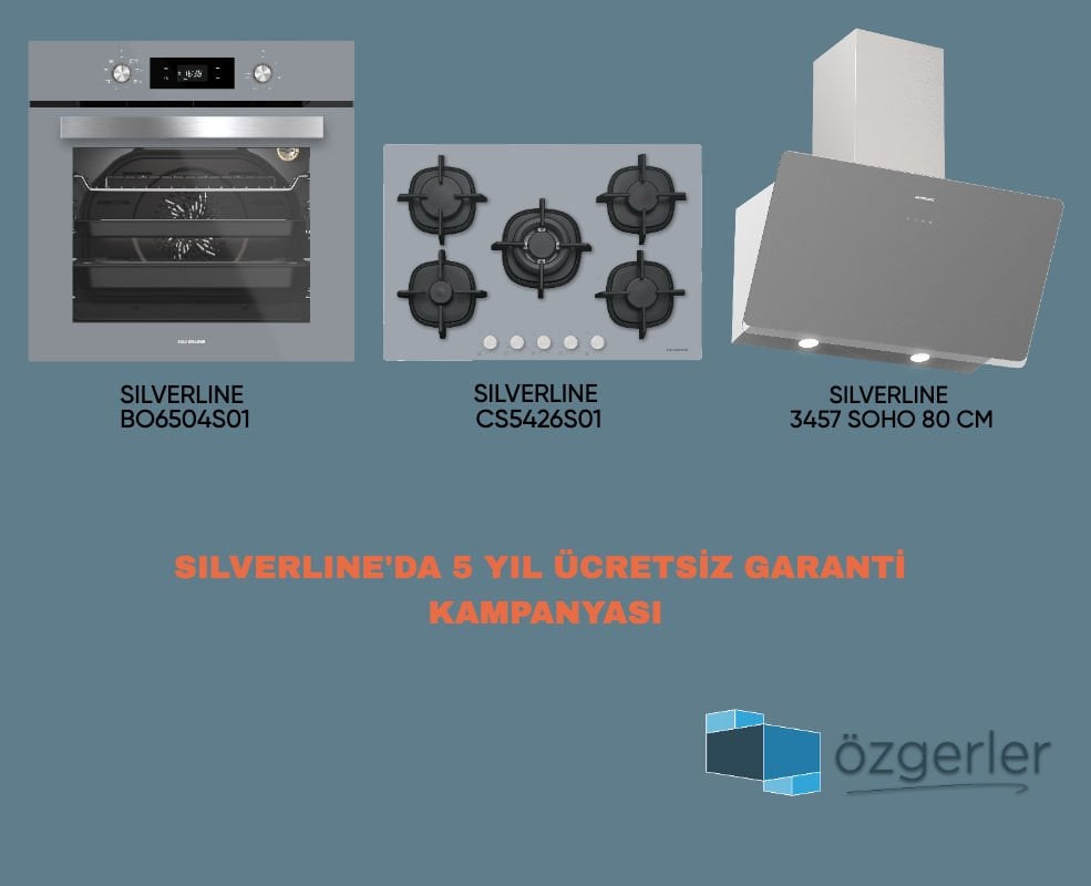 SILVERLINE 5'Lİ GRİ ANKASTRE SET